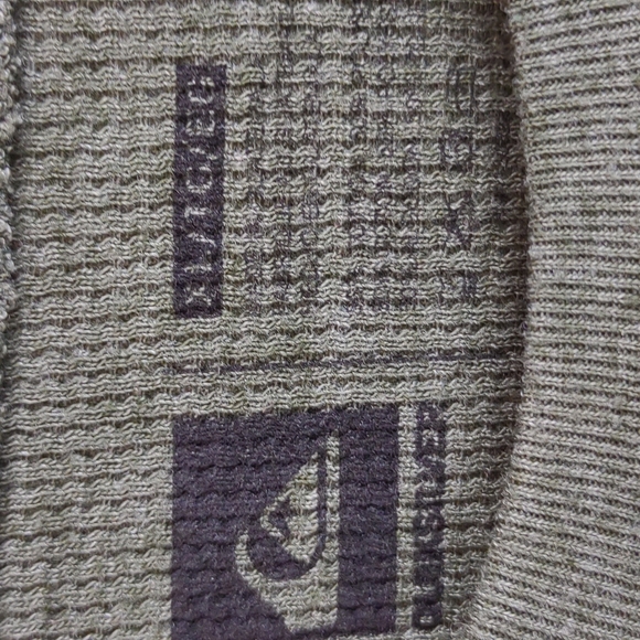 Quicksilver Youth Green (Thyme) Thermal Long Sleeve Crewneck Graphic T-shirt - Picture 4 of 6